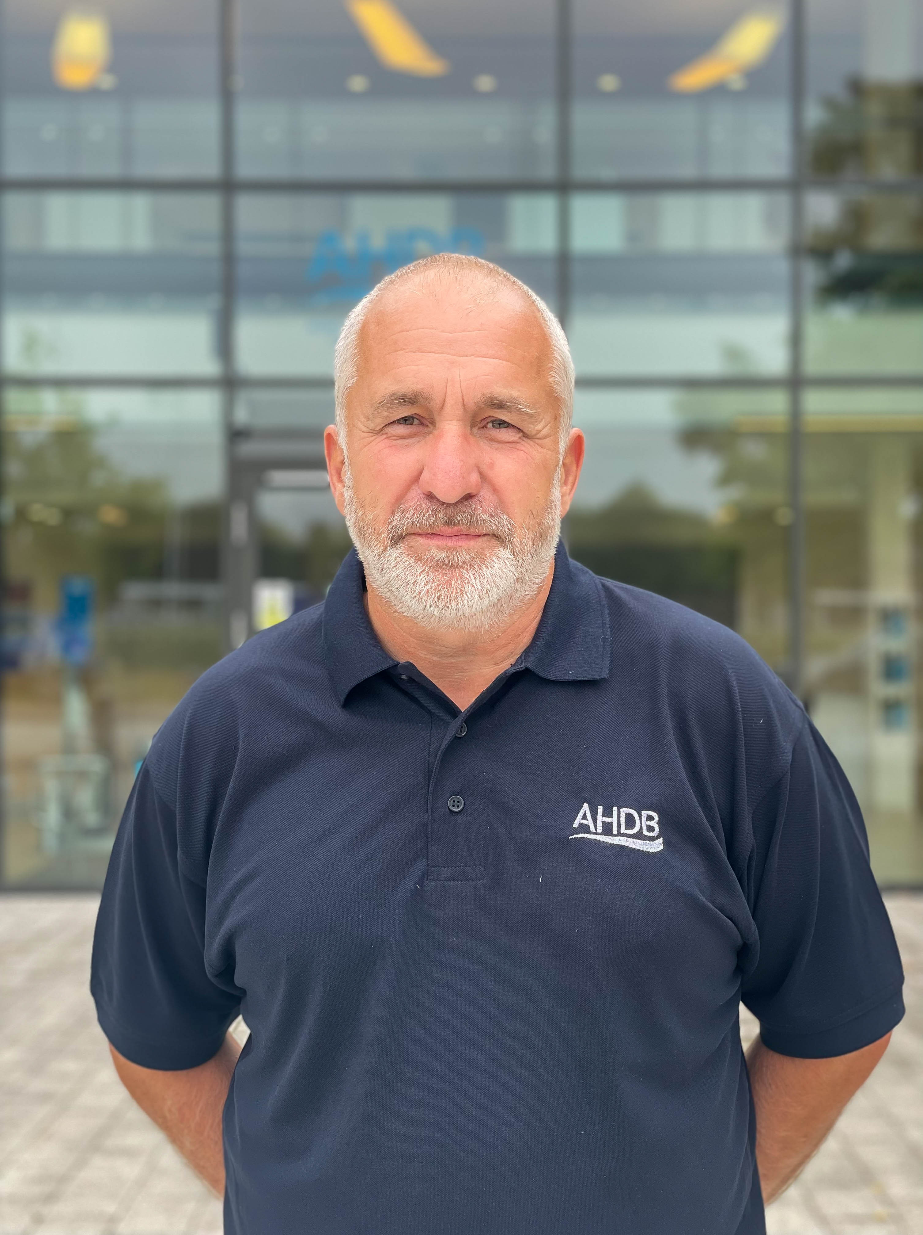 Andrew Palmer in front of AHDB HQ